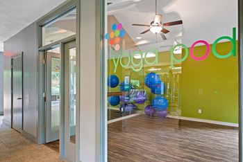 Fitness Center With Yoga/Stretch Area at 1900 Rosemont, Roswell, GA